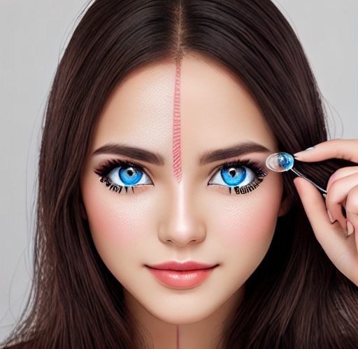 Remove Colored and Patterned Contact Lenses